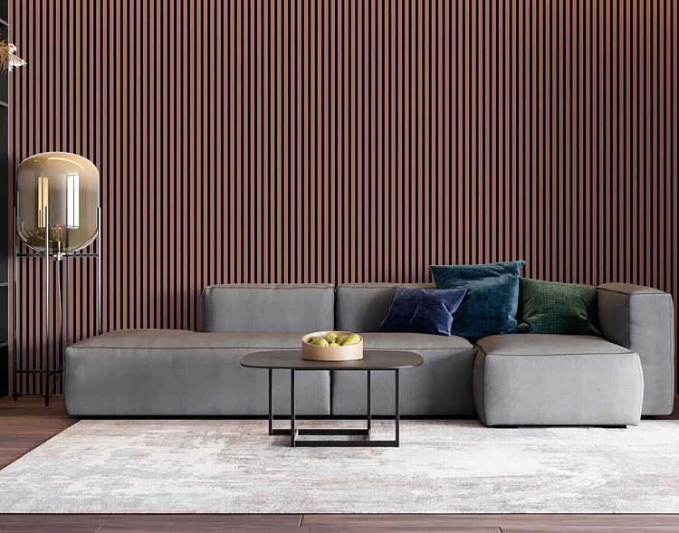 Aranżacja z wykorzystaniem lameli Giznia