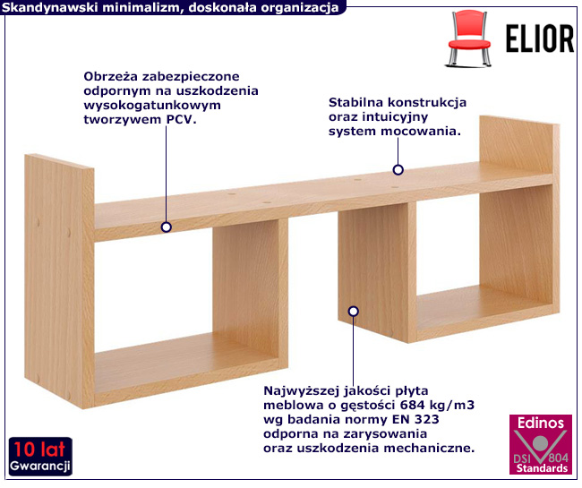 Skandynawska półka Dorsa buk