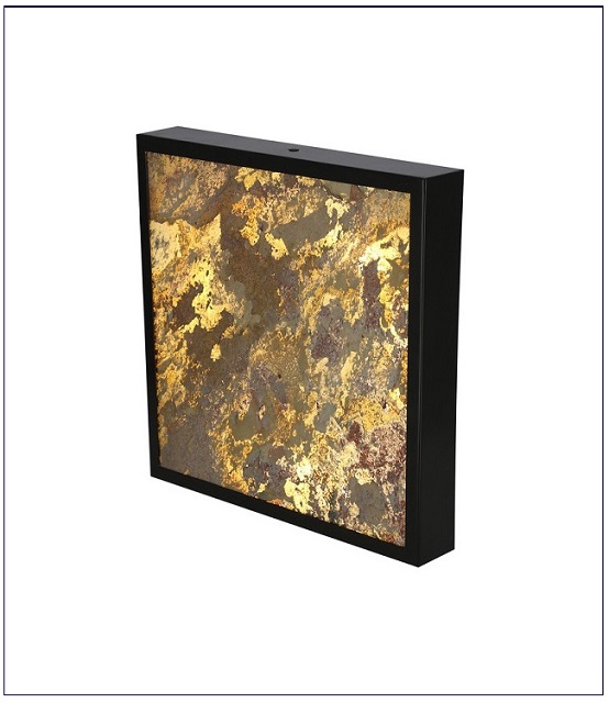 Produkt Kwadratowy plafon LED z kolorowym wzorem - V068-Szafrin