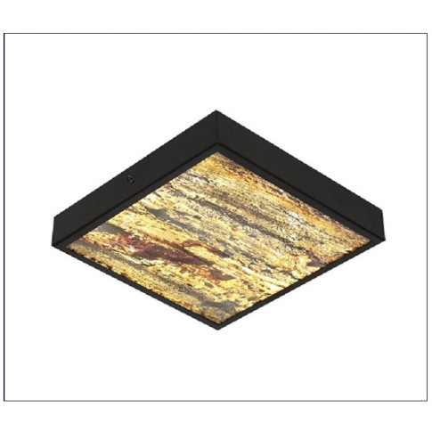 Nowoczesny czarny kwadratowy plafon sufitowy LED V068-Loka