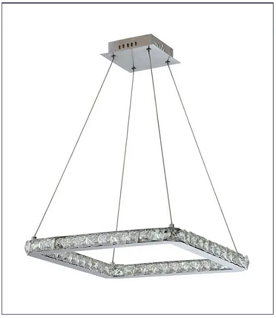 Produkt Kryształowa lampa wisząca kwadrat LED - V072-Emarox