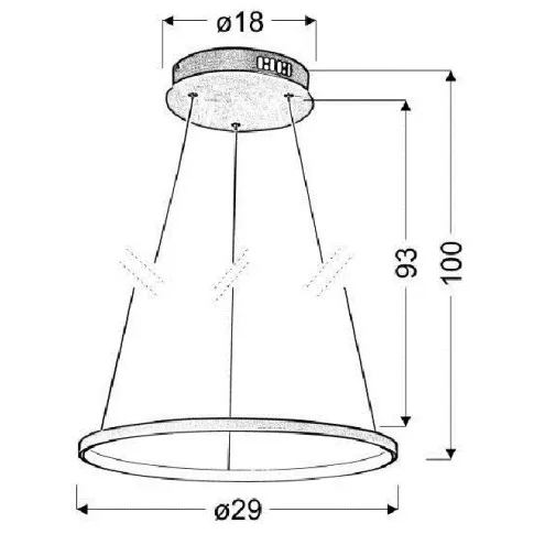 Lampa wisząca LED V081-Monati