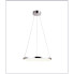 Nowoczesna okrągła metalowa lampa wisząca chrom 40 cm V083-Monati