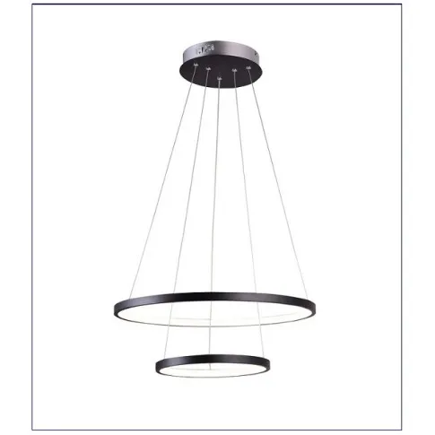 Czarna lampa wisząca LED V082-Monati