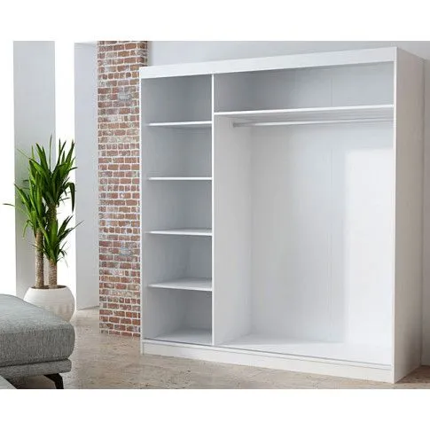 Zdjęcie duża szafa przesuwna na ubrania dąb sonoma Pexa | Edinos.pl