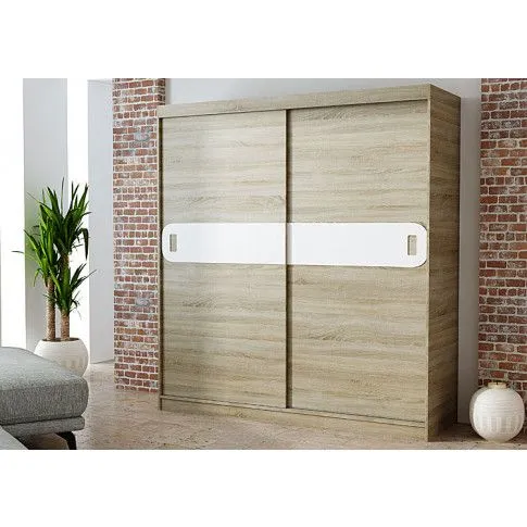 Szczegółowe zdjęcie nr 4 produktu Szafa przesuwna Pexa - dąb sonoma