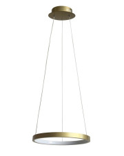 Złota nowoczesna lampa wisząca ze zmienną wysokością - V081-Monati w sklepie Edinos.pl