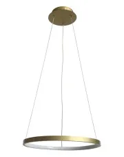 Złota lampa wisząca w kształcie ringu 40 cm - V083-Monati