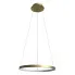 Złota lampa wisząca w kształcie ringu 40 cm - V083-Interis