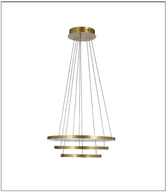 Produkt Złota potrójna lampa ze zmiennym kątem nachylenia - V084-Interis