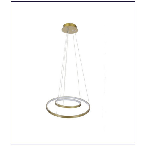 Złota aluminiowa potrójna lampa wisząca LED V082-Monati