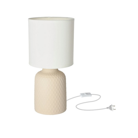 Beżowa nowoczesna stylowa lampa stołowa V085-Sanati