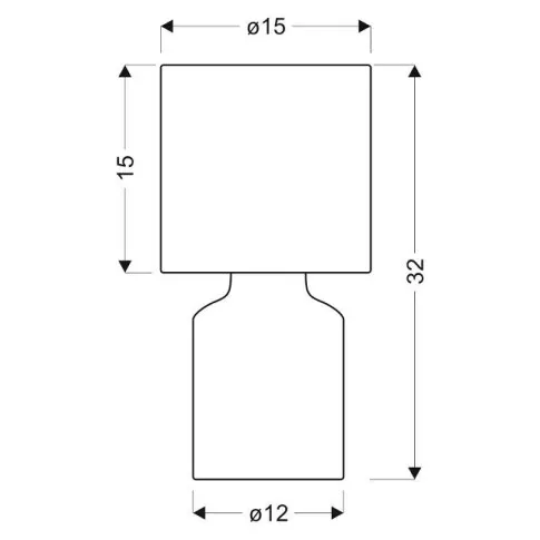 Biała ceramiczna lampa stołowa V085-Sanati