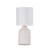 Biała lampa stołowa z ozdobną podstawą - V085-Sanati