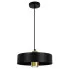 Czarna metalowa lampa wisząca w stylu loft A276-Akis