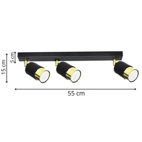 Wymiary plafonu A280-Akis