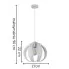 Wymiary lampy A283-Zewa