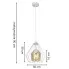 Wymiary lampy A287-Okri