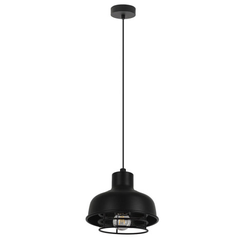 Czarna metalowa lampa wisząca A292-Juvi