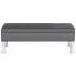 Zdjęcie produktu Ławka ze schowkiem Relli - antracyt.
