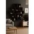 Regał otwarty wiszący lub stojący w kolorze wenge   Devios