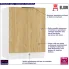 Kuchenna szafka 60cm dąb olejowany Skania 12X
