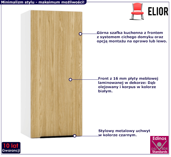 Górna szafka kuchenna 30 cm Bixor 25X