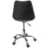 czarne krzesło młodzieżowe na kółkach do biurka Fosi 3X