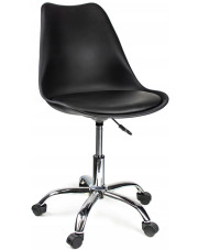 Czarne krzesło obrotowe z regulacją - Fosi 3X w sklepie Edinos.pl
