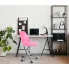 pracownia biuro z wykorzystaniem nowoczesnego różowego krzesła obrotowego Fosi 3X