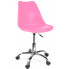 Różowe krzesło obrotowe do nauki - Fosi 3X
