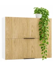 Kuchenna szafka wisząca dąb olejowany - Bixor 32X w sklepie Edinos.pl