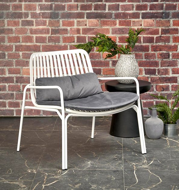 Białe krzesło do ogrodu Pati