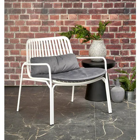 Krzeslo ogrodowe biale Pefo