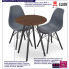 infografika skandynawskiego stołu z 2 krzesłami jesion zestaw Osato 3X