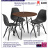infografika jesionowy stół z 3 krzesłami Osato 4X