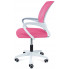 różowe krzesło obrotowe do komputera Azon 3X