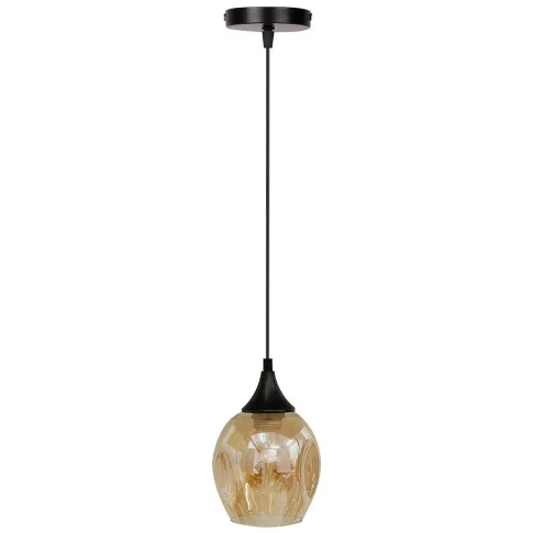 lampa wisząca okrągła ze szklanym kloszem Z030-Saso