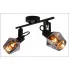 dwupunktowa lampa sufitowa reflektorowa loft szklane klosze Z053-Muso