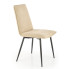 Beżowe nowoczesne krzesło tapicerowane - Zifo