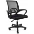 Czarne krzesło obrotowe do biurka - Azon 4X