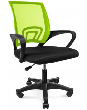 Zielony fotel obrotowy do biurka - Azon 4X w sklepie Edinos.pl