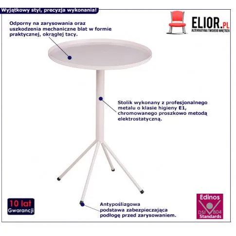 Fotografia Stolik kawowy Razor - różowy z kategorii Stoliki kawowe