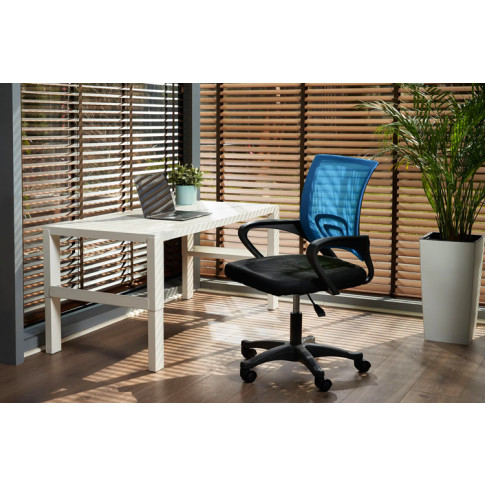 niebieski fotel komputerowy do biurka Azon 4X