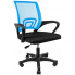 niebieskie krzesło obrotowe do komputera młodzieżowe Azon 4X