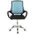 jasnoniebieskie krzesło obrotowe z podłokietnikami Roso