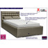 Fotografia Pojedyncze pikowane łóżko z pojemnikiem na pościel Tollin 90x200 - 44 kolory z kategorii Łóżka tapicerowane 90x200