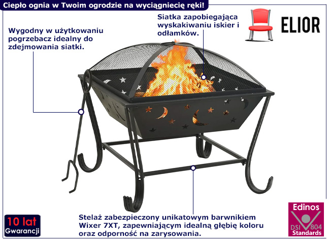 Palenisko ogrodowe Santes