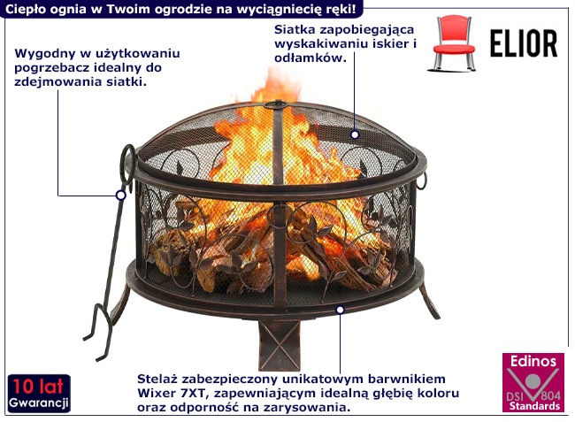 Palenisko ogrodowe Carmen