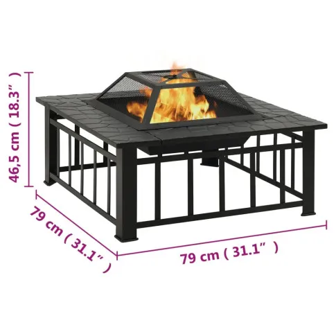 Palenisko ogrodowe Jevi wymiary